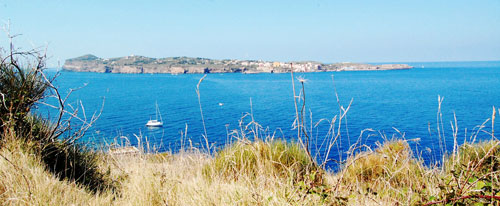 Ventotene - campi scuola, panorama